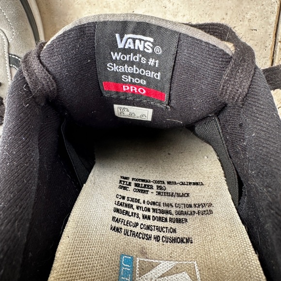 Vans Kyle Walker Pro Ultracush Skateboard Shoe 10.5 Men’s - Picture 6 of 6